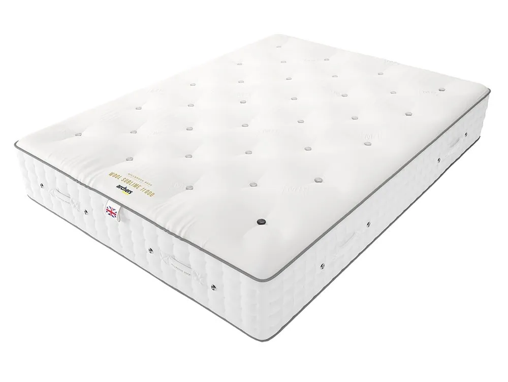 Millbrook Millbrook Wool Sublime Firm Pocket 11000 2ft6 Small Single Divan Bed