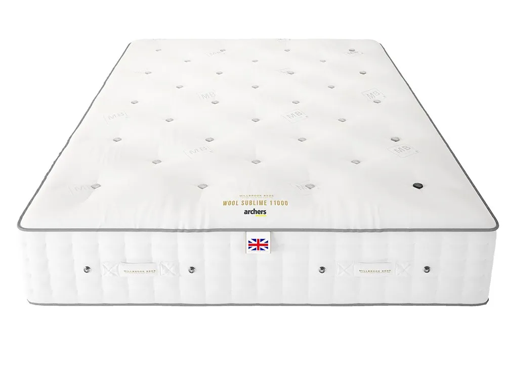 Millbrook Millbrook Wool Sublime Firm Pocket 11000 2ft6 Small Single Divan Bed