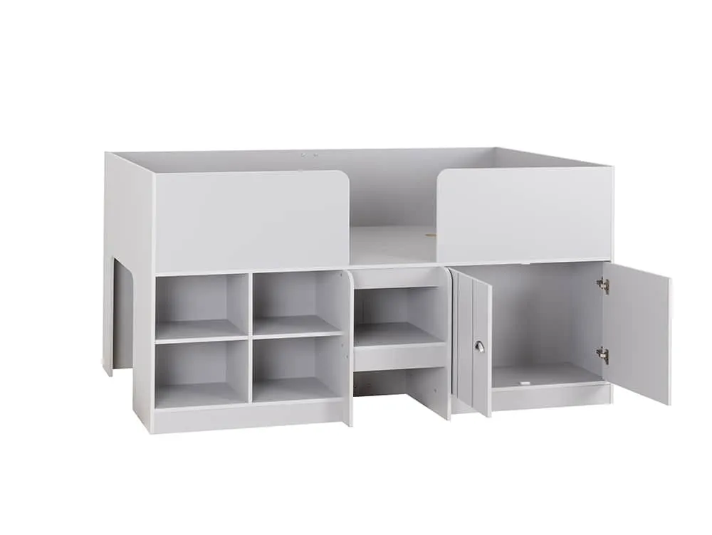 Seconique Seconique Orlando Dove Grey Wooden Low Sleeper Bed Frame