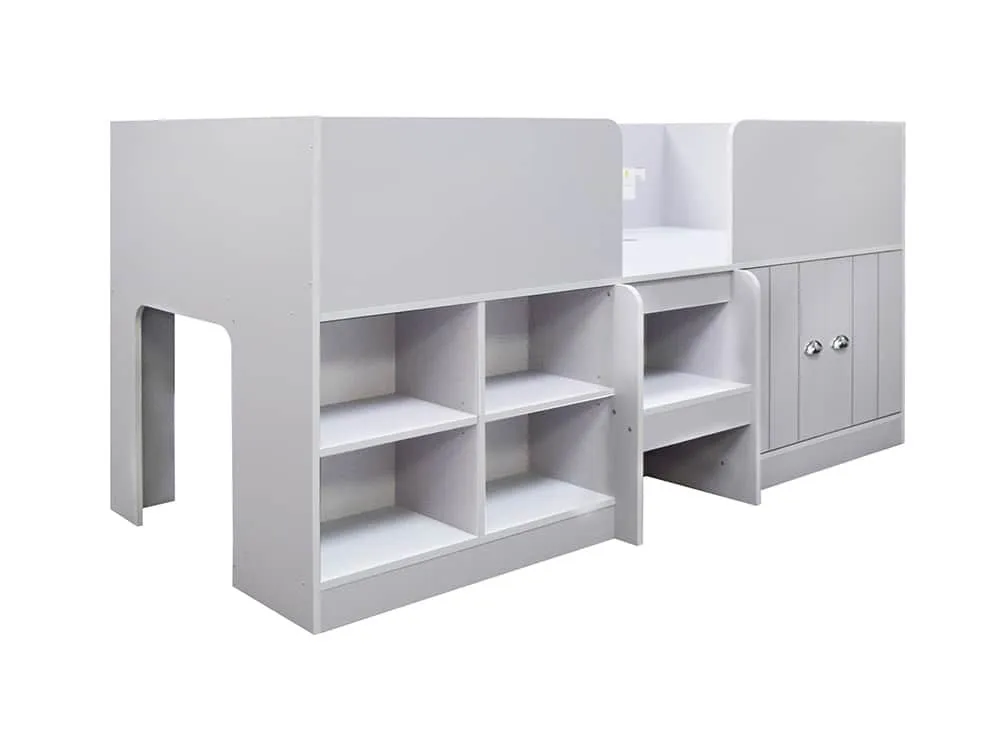 Seconique Seconique Orlando Dove Grey Wooden Low Sleeper Bed Frame