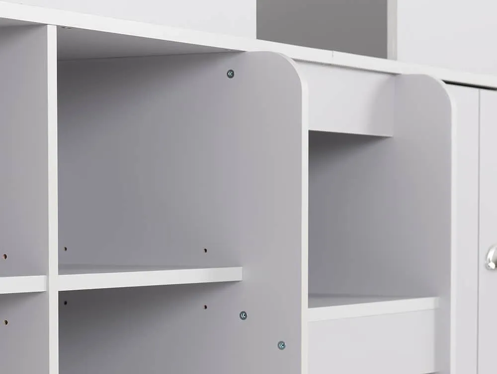 Seconique Seconique Orlando Dove Grey Wooden Low Sleeper Bed Frame