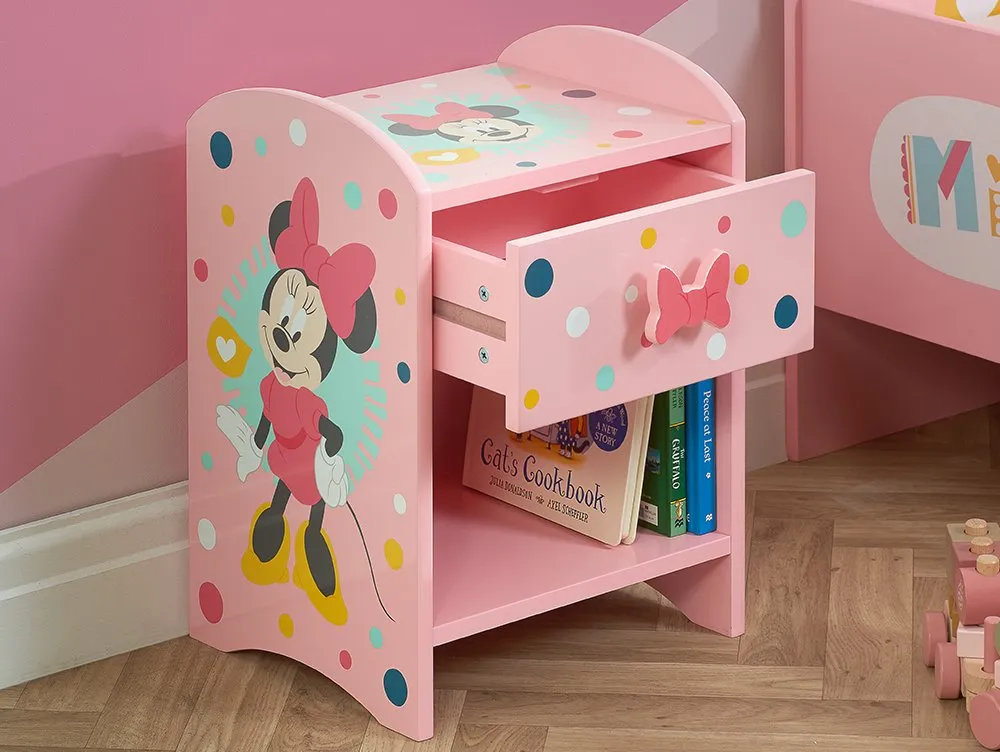 Disney Disney Minnie Mouse 1 Drawer Bedside Table