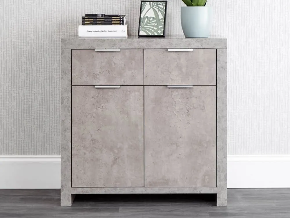 GFW GFW Bloc Concrete Effect 2 Door 2 Drawer Sideboard