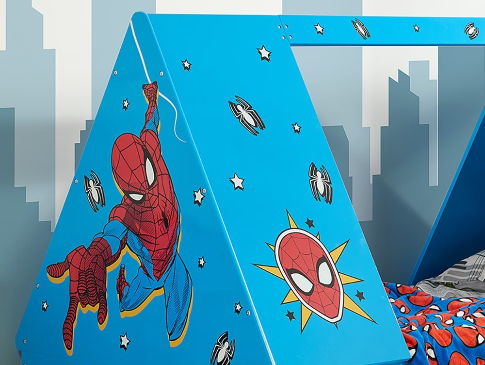 Disney Spiderman Tent 3ft Single Bed Frame Archers Sleepcentre