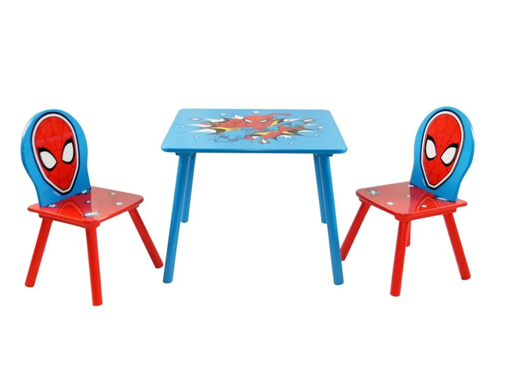 Disney Spiderman Table and 2 Chairs