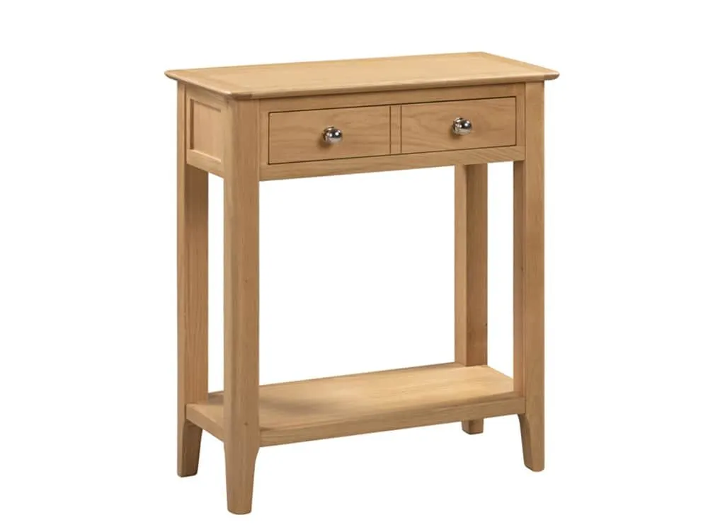 Julian Bowen Julian Bowen Cotswold Oak 1 Drawer Console Table