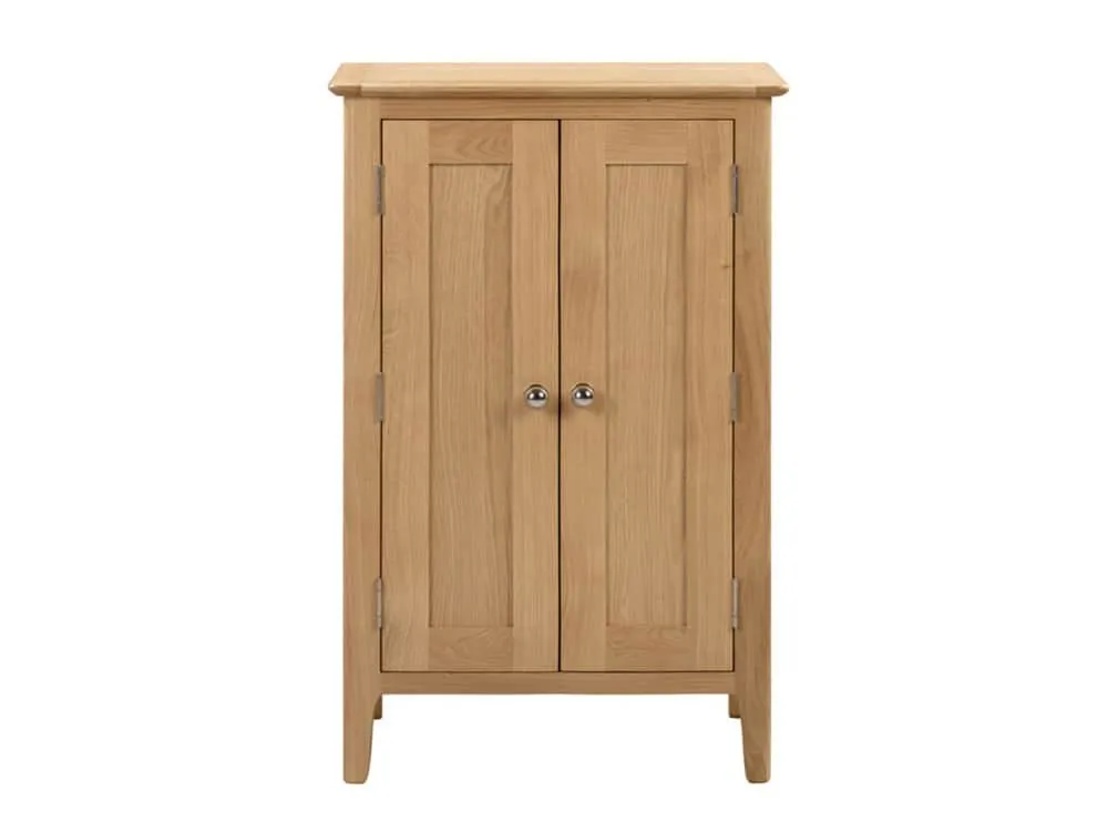 Julian Bowen Julian Bowen Cotswold Oak 2 Door Shoe Cabinet (Assembled)