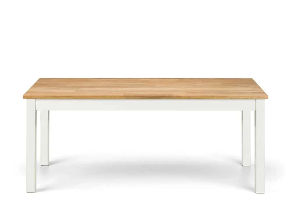 Julian Bowen Julian Bowen Coxmoor Ivory and Oak Coffee Table