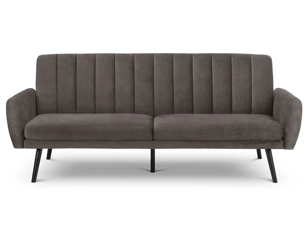 Julian Bowen Julian Bowen Afina Grey Velvet Sofa Bed