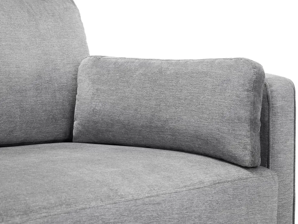 Julian Bowen Julian Bowen Hayward Grey Chenille 3 Seater Sofa