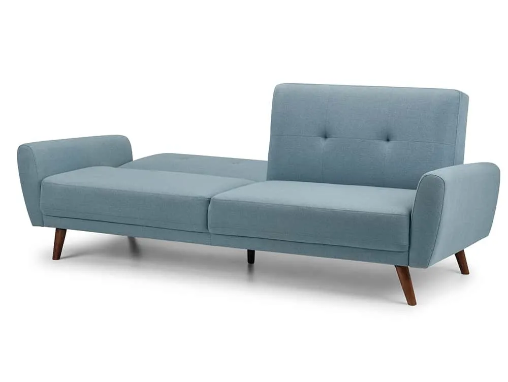 Julian Bowen Julian Bowen Monza Blue Linen Sofa Bed