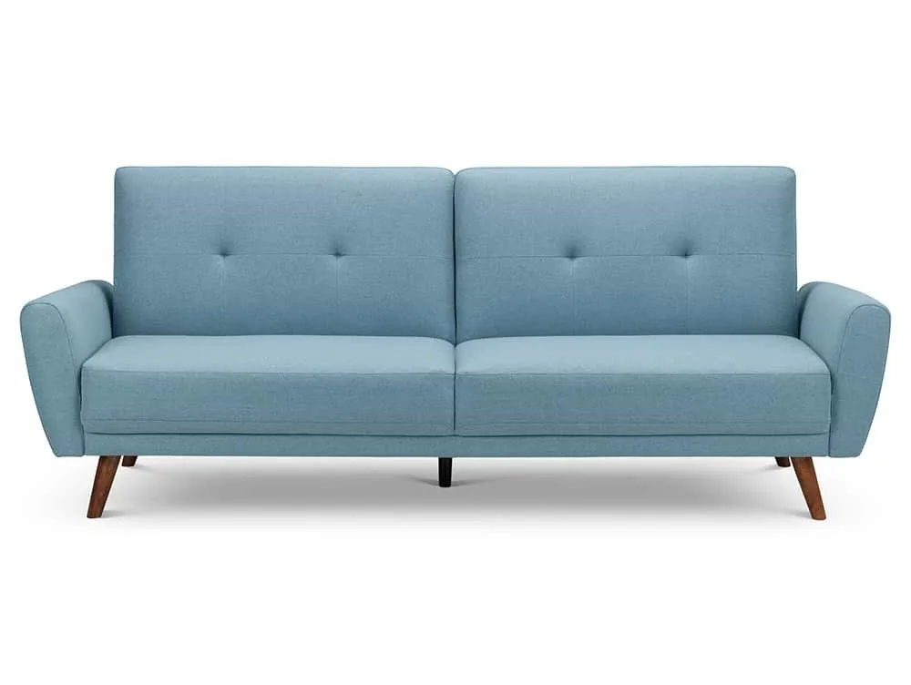 Julian Bowen Julian Bowen Monza Blue Linen Sofa Bed