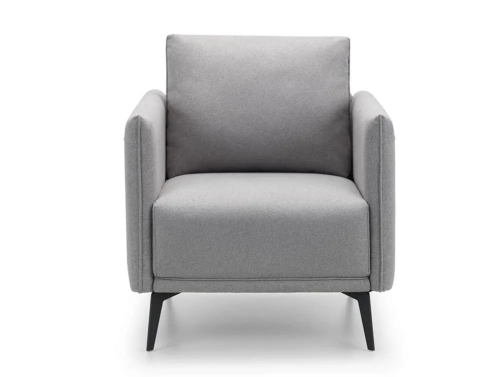 Julian Bowen Julian Bowen Rohe Platinum Fabric Arm Chair