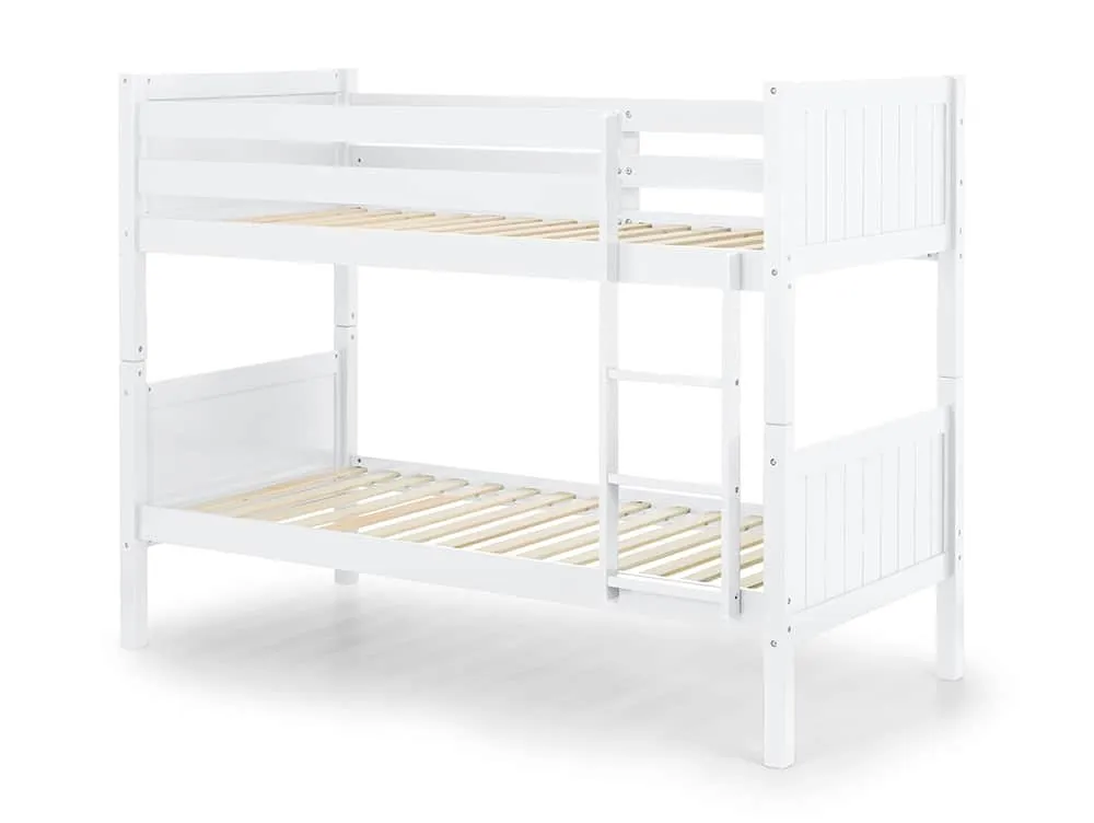 Julian Bowen Julian Bowen Bella White Wooden Bunk Bed Frame