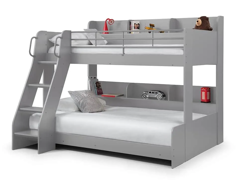 Julian Bowen Julian Bowen Domino Grey Wooden Triple Bunk Bed Frame