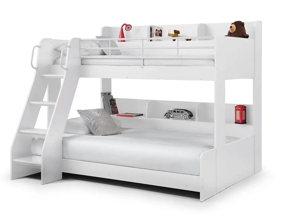 Julian Bowen Julian Bowen Domino 3ft plus 4ft White Wooden Bunk Bed Frame