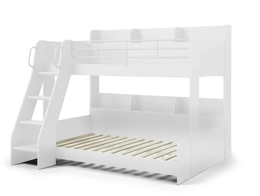 Julian Bowen Julian Bowen Domino White Wooden Triple Bunk Bed Frame