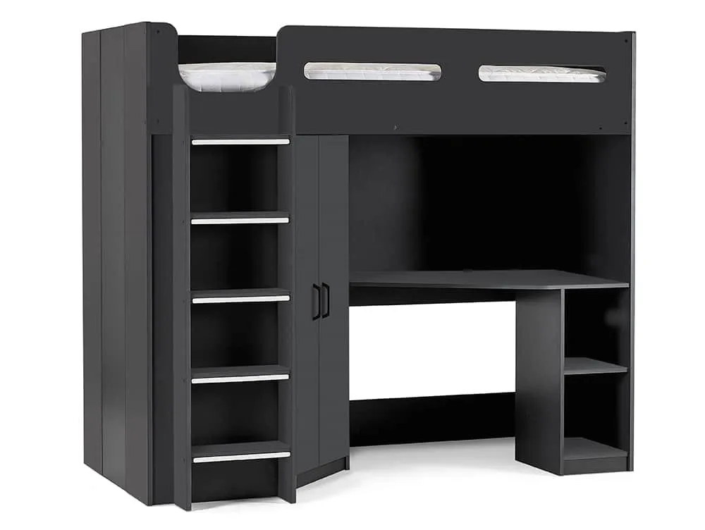 Julian Bowen Julian Bowen Hercules Anthracite High Sleeper Bed Frame