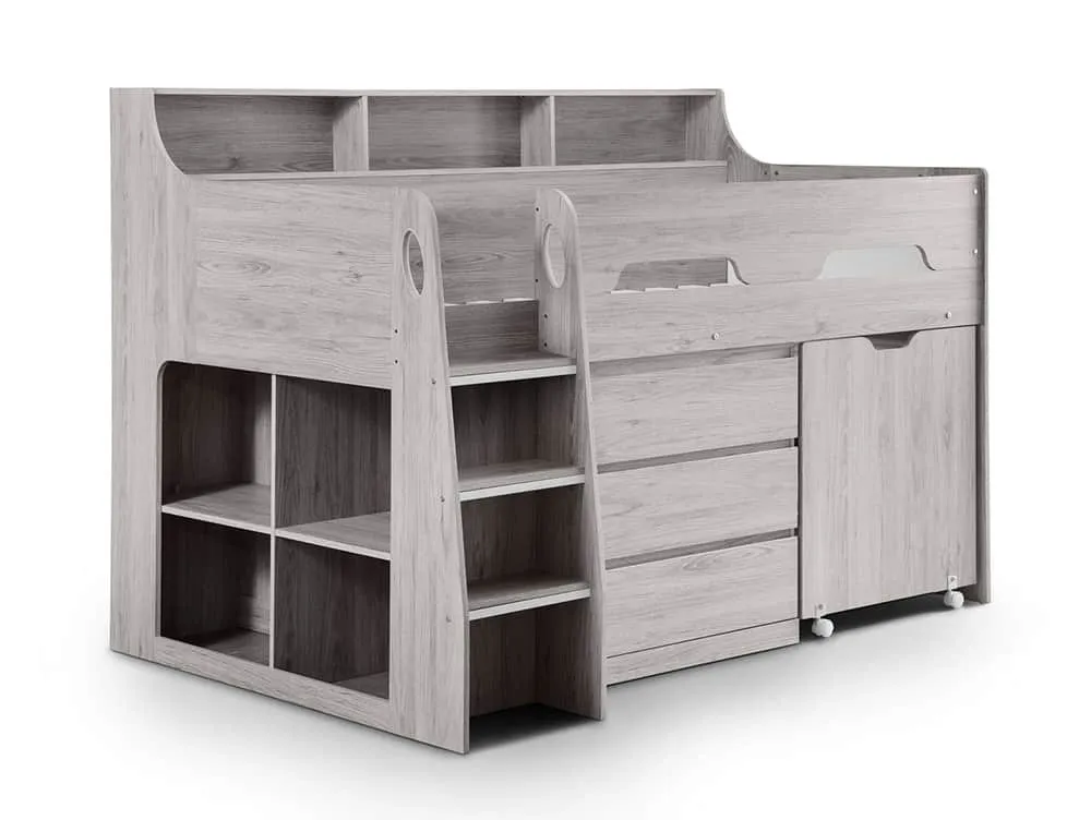 Julian Bowen Julian Bowen Jupiter Grey Oak Mid Sleeper Bed Frame
