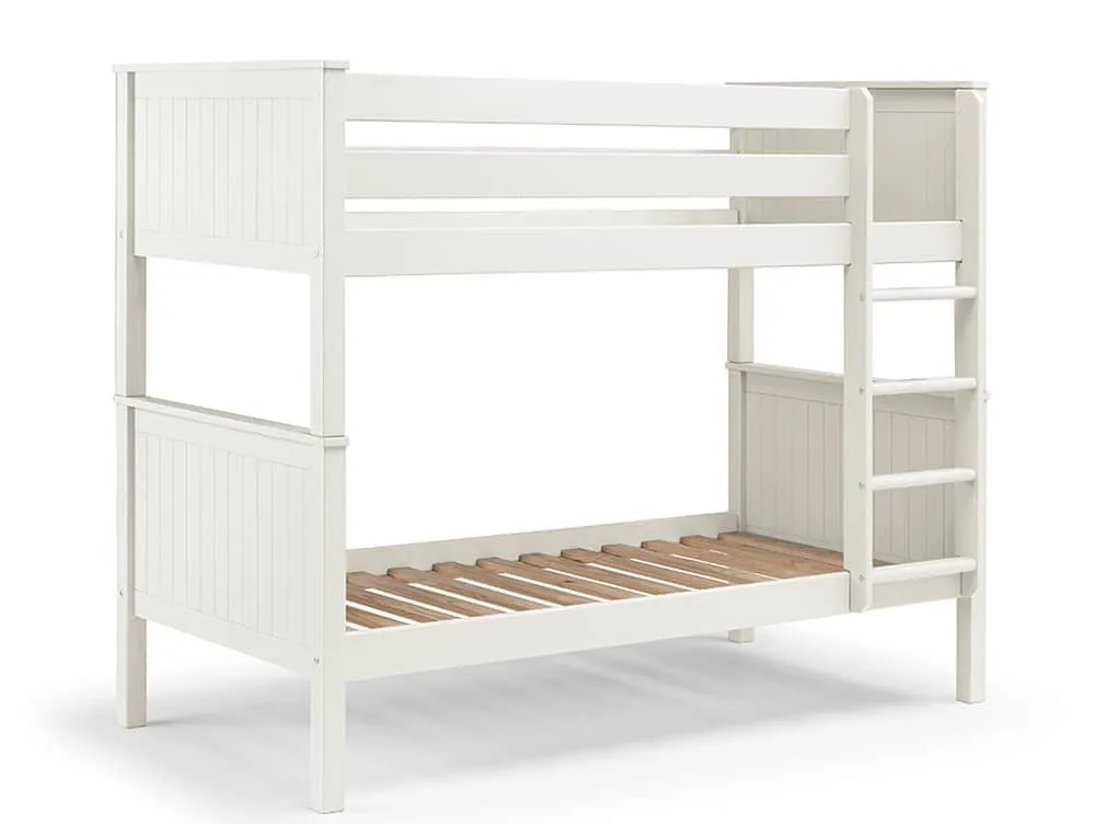 Julian Bowen Julian Bowen Maine 3ft Single Surf White Wooden Bunk Bed Frame