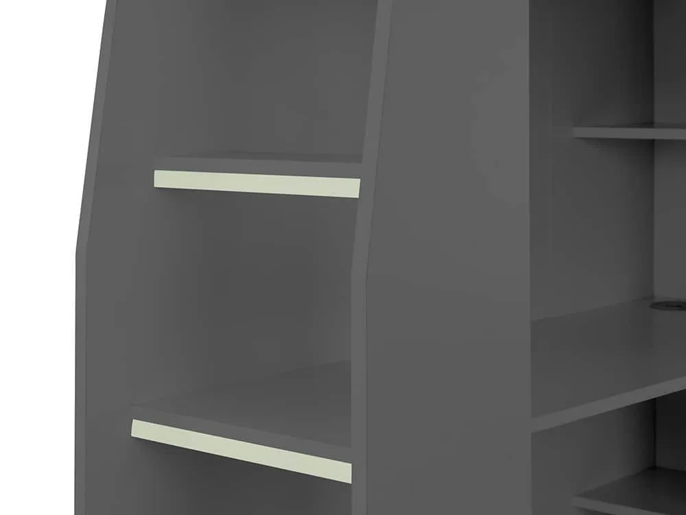 Julian Bowen Julian Bowen Nebula Anthracite Wooden Gaming Bed