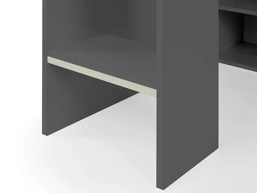 Julian Bowen Julian Bowen Nebula Anthracite Wooden Gaming Bed