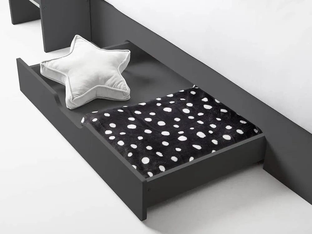 Julian Bowen Julian Bowen Orion Anthracite Wooden Triple Bunk Bed Frame