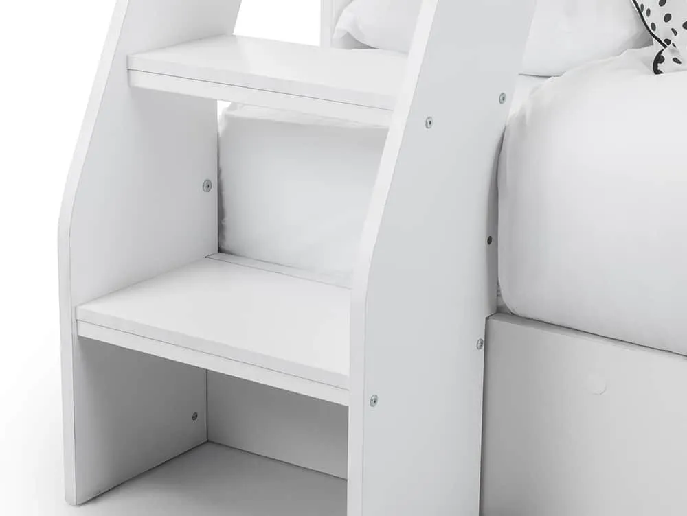 Julian Bowen Julian Bowen Orion White Wooden Triple Bunk Bed Frame