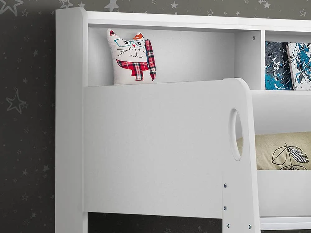 Julian Bowen Julian Bowen Orion White Wooden Bunk Bed Frame