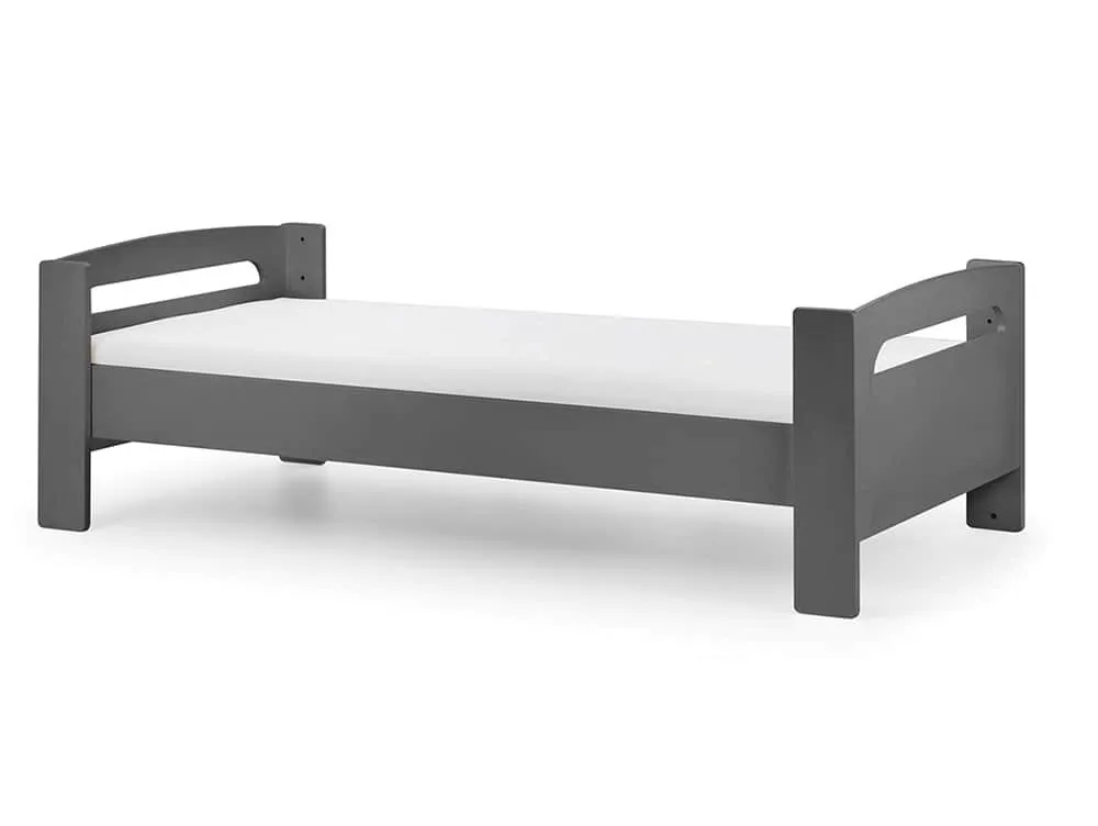 Julian Bowen Julian Bowen Pluto Anthracite Wooden Mid Sleeper Bed Frame