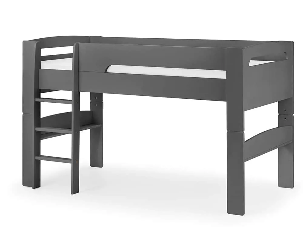 Julian Bowen Julian Bowen Pluto Anthracite Wooden Mid Sleeper Bed Frame