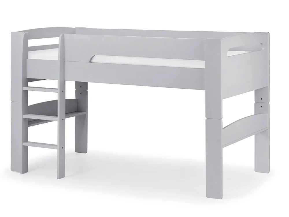 Julian Bowen Julian Bowen Pluto Dove Grey Wooden Mid Sleeper Bed Frame