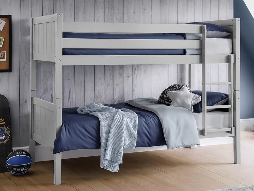 Julian Bowen Julian Bowen Bella Dove Grey Wooden Bunk Bed Frame