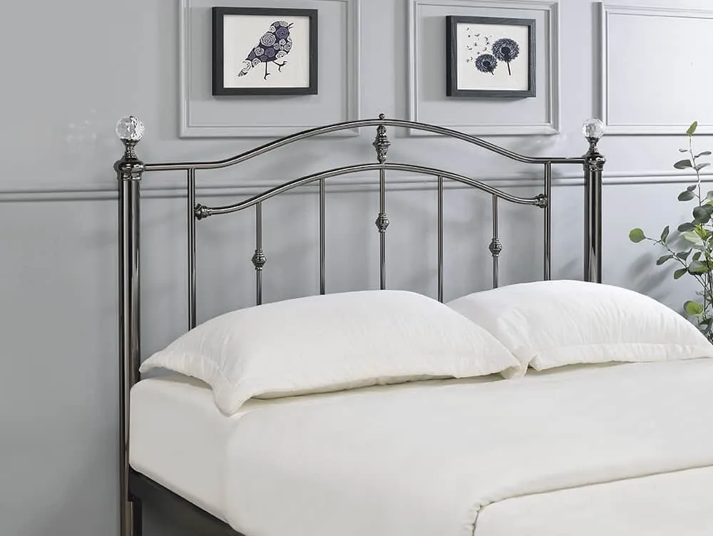Limelight Limelight Elara Black Chrome Metal Bed Frame
