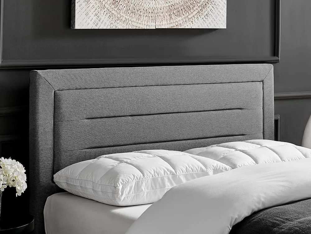 Grey king bed headboard deals