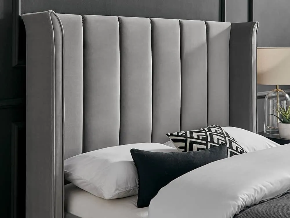 Limelight Limelight Sirius Silver Fabric Bed Frame