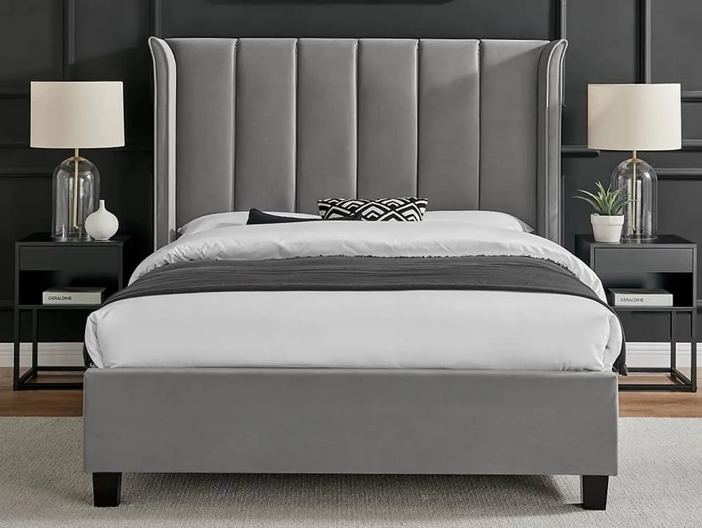 Limelight Limelight Sirius Silver Fabric Bed Frame