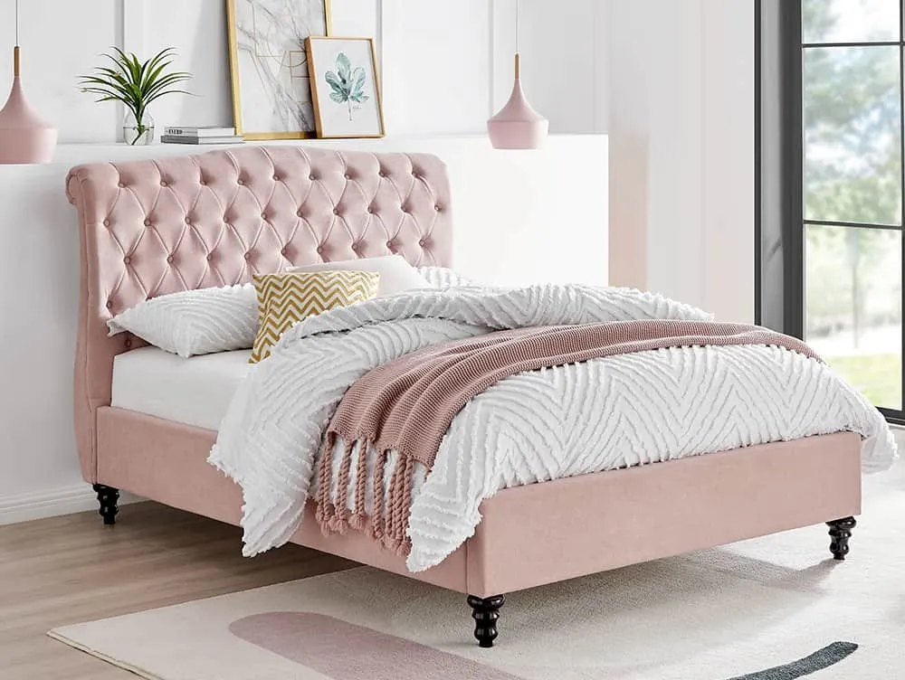 Limelight Limelight Flora Pink Fabric Bed Frame