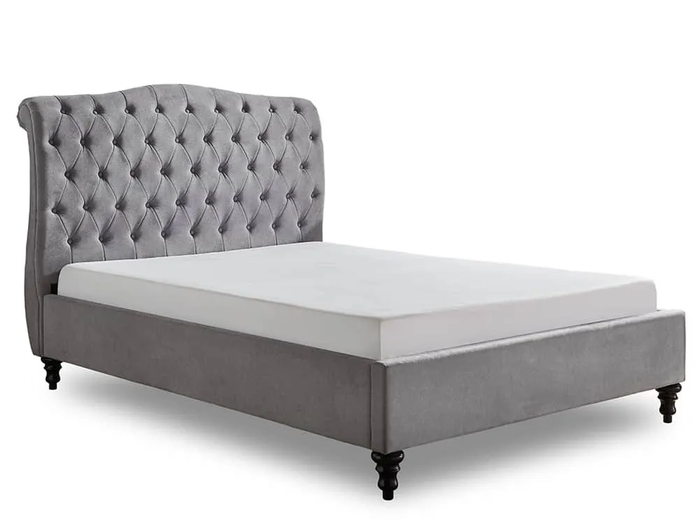 Limelight Limelight Flora Dark Grey Fabric Ottoman Bed Frame