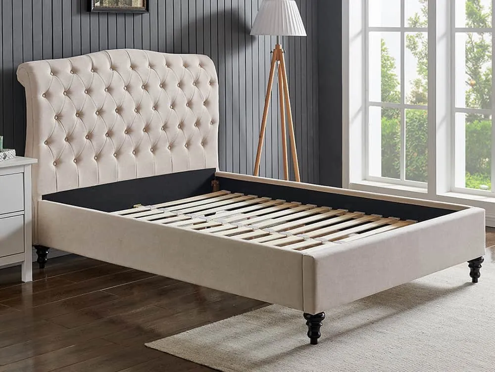 Limelight  Limelight Rosa 6ft Super King Size Natural Fabric Bed Frame