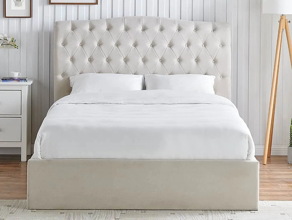 Limelight Limelight Flora Natural Fabric Ottoman Bed Frame
