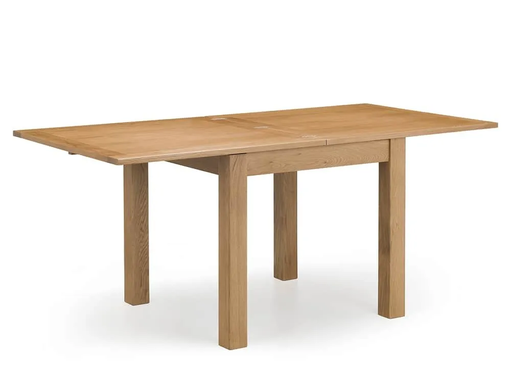 Julian Bowen Julian Bowen Astoria 90cm Waxed Oak Extending Dining Table