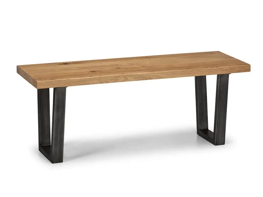 Julian Bowen Julian Bowen Brooklyn 120cm Oak Dining Bench