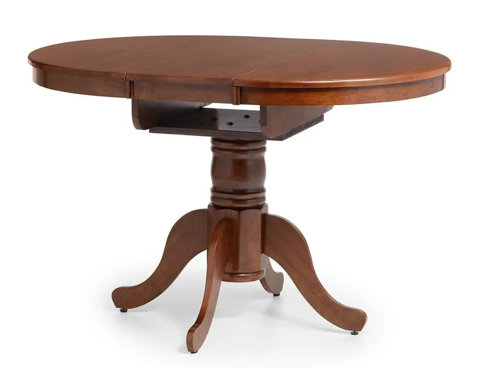 Julian Bowen Julian Bowen Canterbury 90cm Mahogany Extending Dining Table