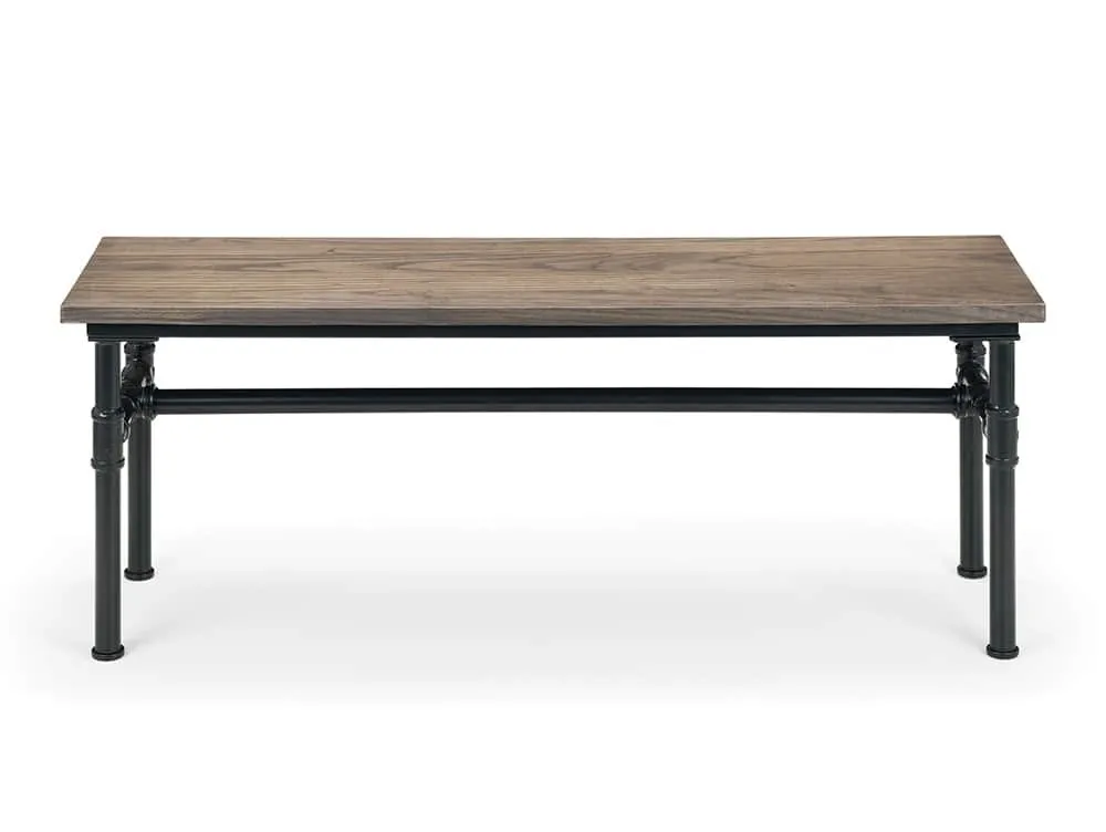 Julian Bowen Julian Bowen Carnegie 120cm Mocha Elm Dining Bench