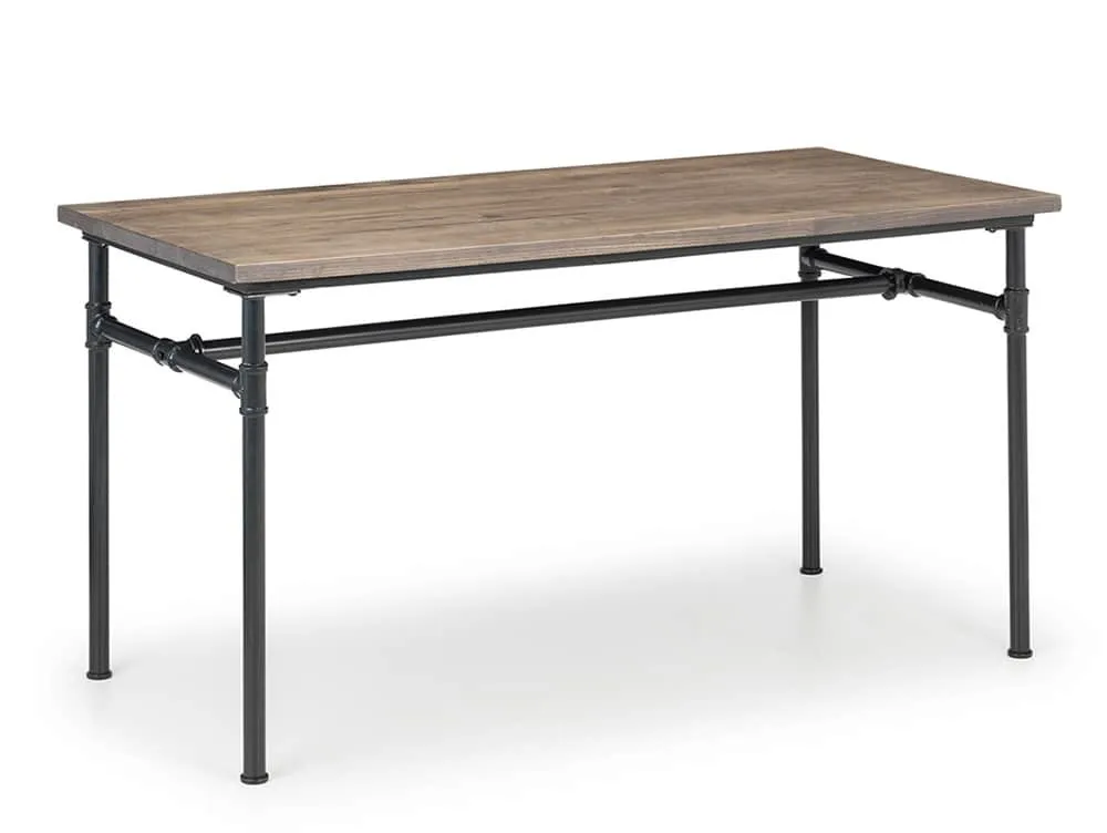 Julian Bowen Julian Bowen Carnegie 140cm Mocha Elm Dining Table