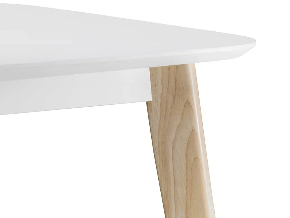 Julian Bowen Julian Bowen Casa 120cm White and Limed Oak Dining Table