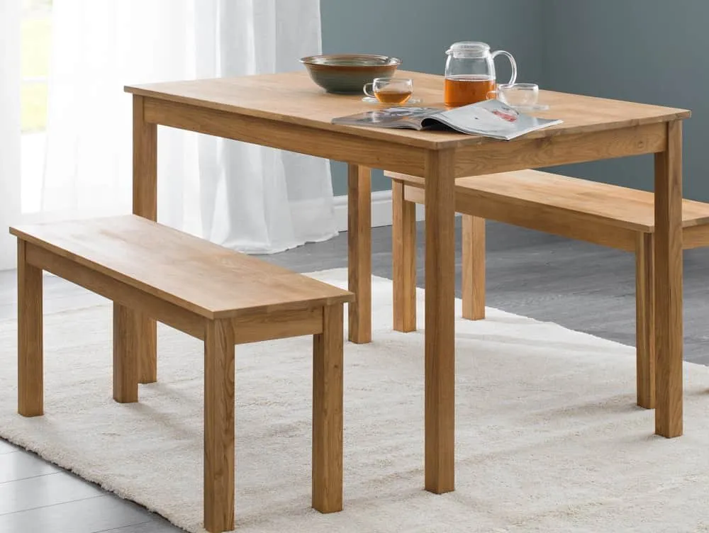 Julian Bowen Julian Bowen Coxmoor 118cm Oak Dining Table