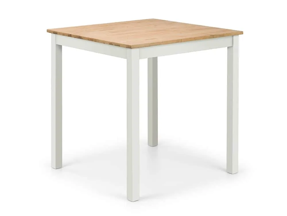 Julian Bowen Julian Bowen Coxmoor 75cm Ivory and Oak Dining Table