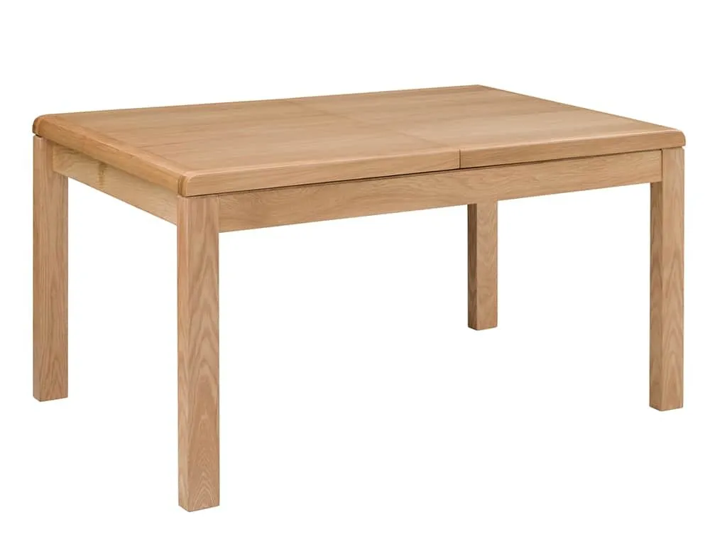 Julian Bowen Julian Bowen Curve 150cm Oak Extending Dining Table